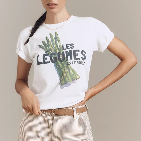 Anthropologie Tops - By Anthropologie Legumes Graphic Baby Tee